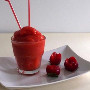 Granita alla fragola